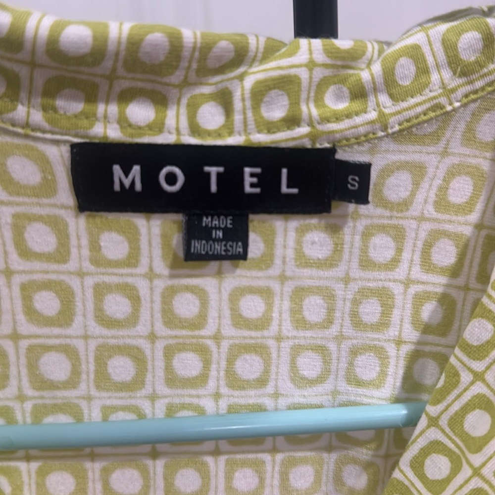 Motel Rocks  Yellow Patterned Dress - Picture 3 of 3